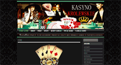 Desktop Screenshot of kasynokrolewskie.pl